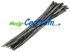 FASTER TOOLS Műanyag vezetékkötegelő fekete 200 x 2,5 mm (100db/csomag)