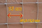 Vadháló 160 cm x 15 x 23 x 1,8 / 2,2 mm