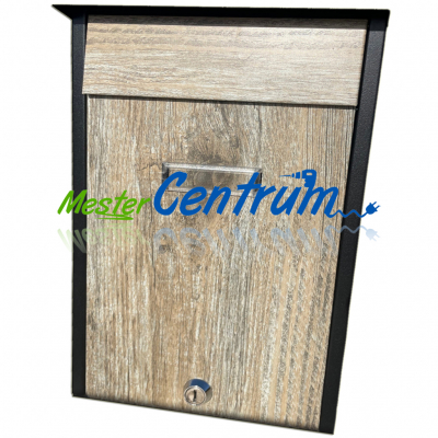 TREZOR Postaláda Posta 1 Fekete + Naturtölgy